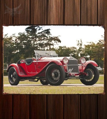 Металлическая табличка Alfa Romeo 6C 1750 GS Parigi